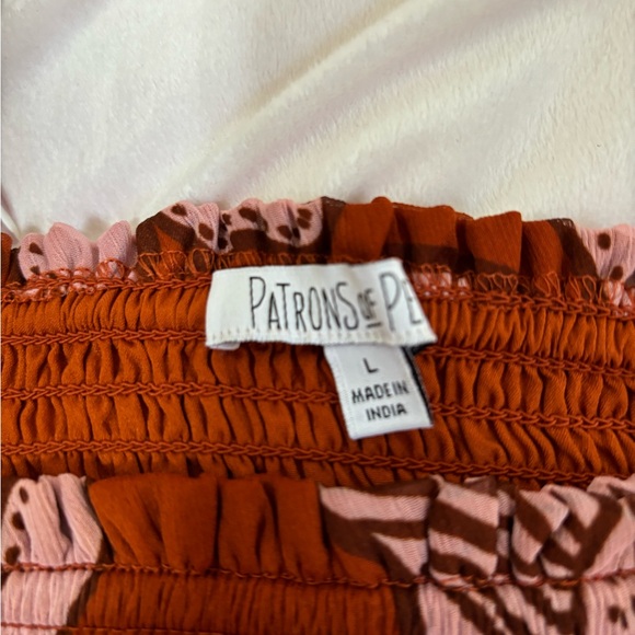 Floral Dress in Pink and Brown - Picture 3 of 4